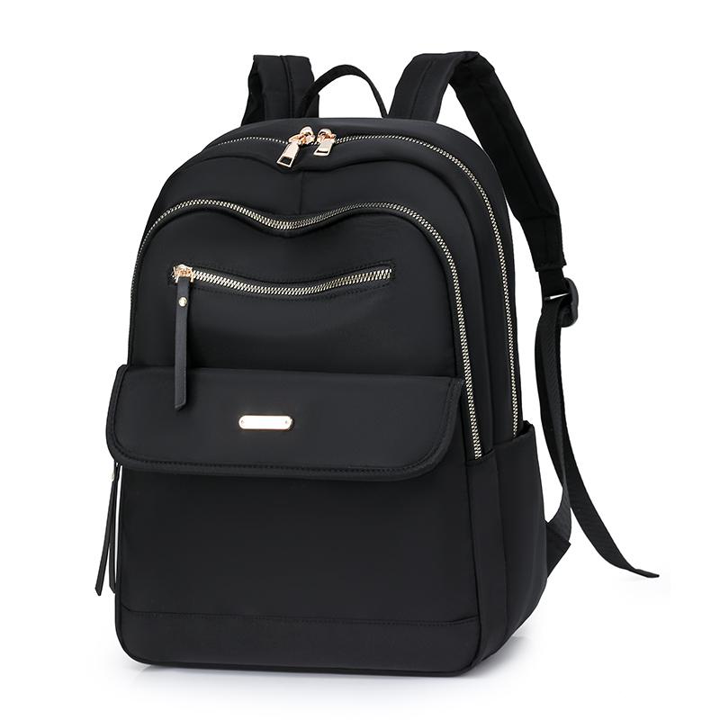 

Рюкзак женский Оксфордский дорожный компьютерный рюкзак большой вместимости школьный рюкзак для школьников чёрный