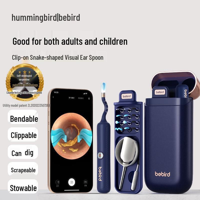 HD Camera Earwax Remover - Luminous Smart Visual Ear Pick for Adults & Kids
