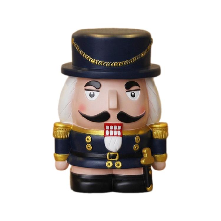 Resins Nutcrackers Treasure Festives Holiday Decoration with Twist for Financial Literacy In Kids