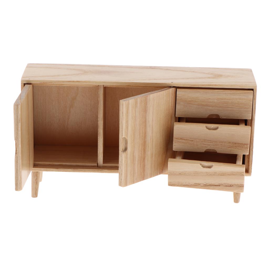 Queen Anne Highboy Chest M0754 Miniature Dollhouse Furniture Wood 1 12 Scale Dollhouse Miniatures Doll Room