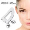 Metal Face Roller Massager Zinc Alloy Face Lift Gua Sha Massage Tool Skin Roller for Face Eye Neck Body Skin
