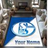 Tappeto in Velluto di Cristallo Stampato Schalke 04 FC Tappeto Antiscivolo in Velluto di Cristallo Per Divano Camera da Letto Decorazione Interna per la Casa