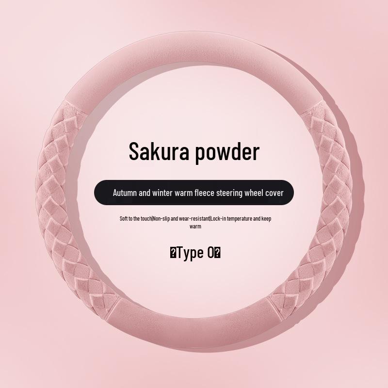 

Luxury Winter Lambswool Steering Wheel Cover - Plush, Warm & Stylish for Women 36 cm