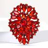 Elegante Kristallglas Broschen für Damen Unisex Strass Pins Hochzeitsaccessoire Event Party Neujahrsgeschenke Schmuck Dekoration