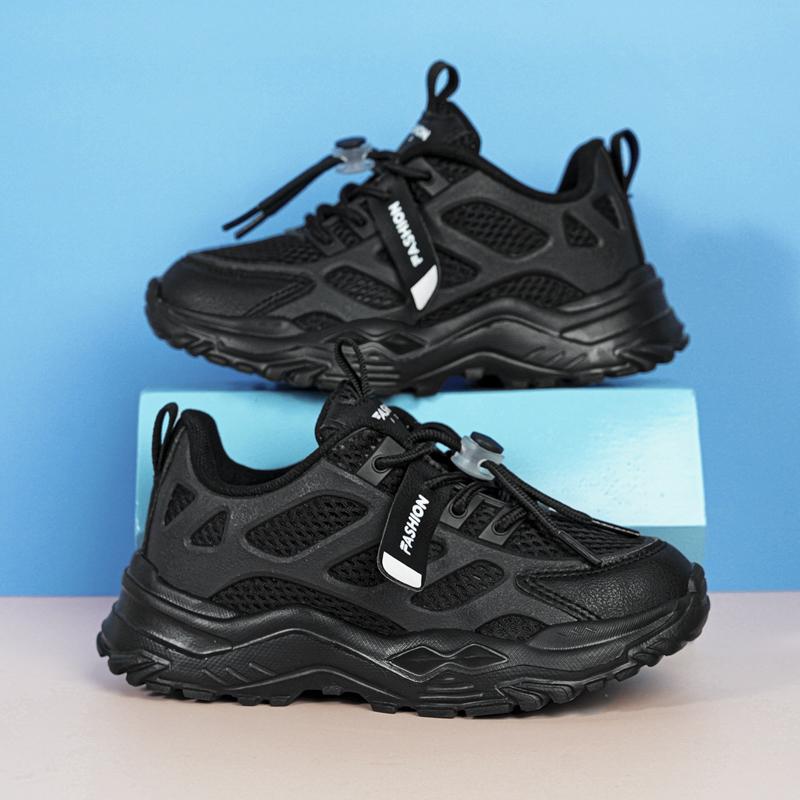 

Дитяча мода Four Seasons Дихаюче повсякденне взуття Діти Біг Спорт Студенти Дівчата Трендові Зручні кросівки 38 чорний