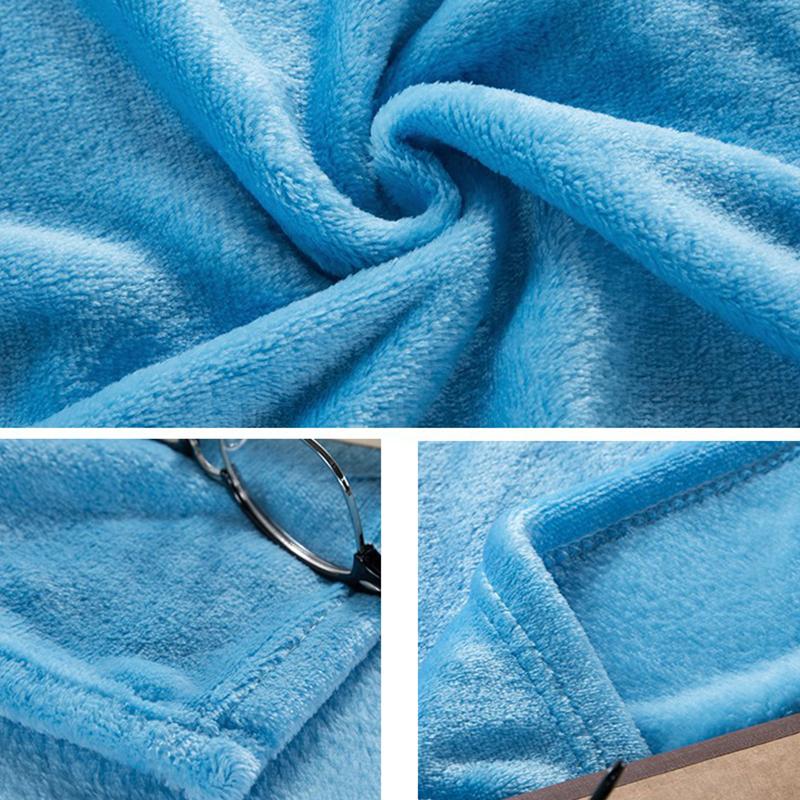 Warm Coral Fleece Flannel Blanket,Perfect for Autumn, Winter, Air Conditioning, Picnics, and Travel