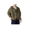 adidas Fitness Running Zip Hooded Jacket Men Jackets Military-Green JD5420