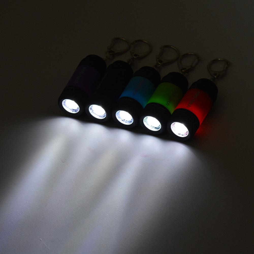 100% Brand New And High Quality 0.5W Mini USB Rechargeable LED Torch Lamp Flashlight Keychain Keyring Waterproof Mini Torch