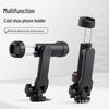 Versatile Rotating Phone Clip: Attach To Camera Cold Shoe for Horizontal/Vertical Use with Fill Light, Monitor, Speaker, Etc.
