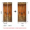 Spray Pattern DIY Door Wall Stickers Home Decor Living Room Children Room Porch Removable Waterproof Self-adhesive Wall Paster