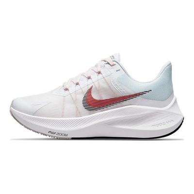 Zoom Winflo 8 Blanco Carmesí Flash Zapatillas de Mujer Negro CW3421-101