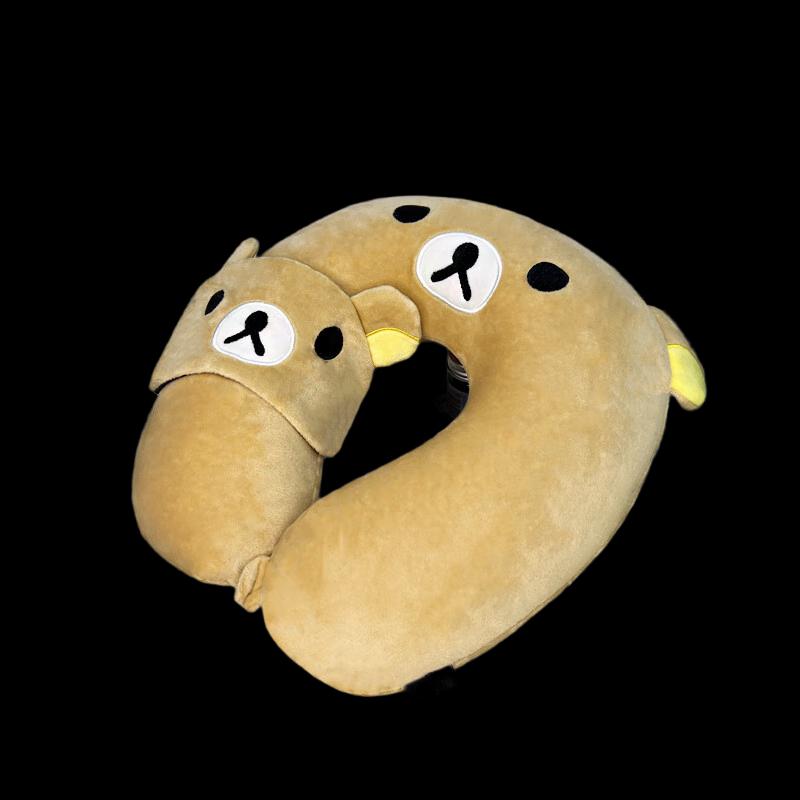 Mi Ling Мультяшная U-образная подушка для шеи Rilakkuma