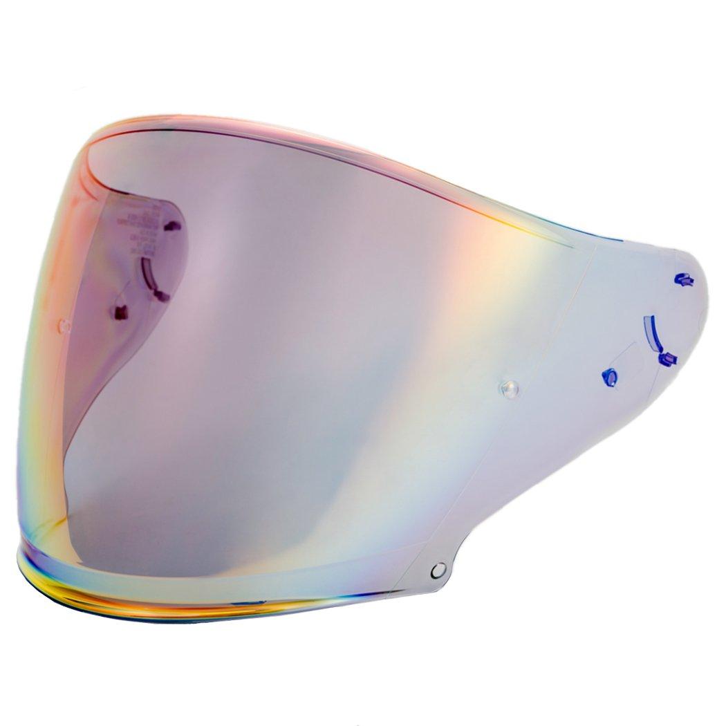 Yamashiro Motorcycle Helmet Mirror Shield EXTRA Shield for Shoei Mellow EX112200 (Extra Shield) CJ-2, Smoke/Red [Suitable for J-FORCE