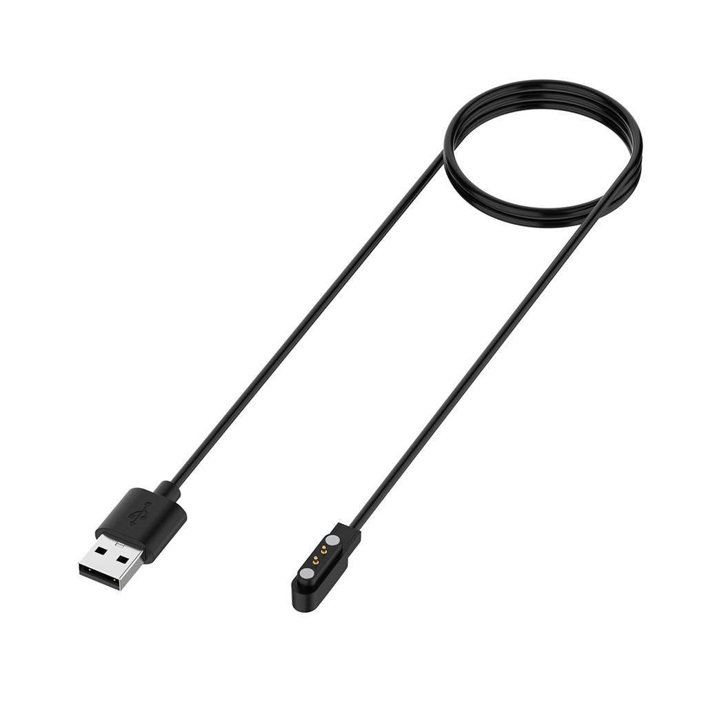 2 Pin USB Fast Charging Cable Cord Wire with Magnetic Attachment Secure Connection Portable for OnePlus Nord Smartwatch