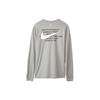 Nike Sportswear Swoosh Long Sleeve T-Shirt US Edition Men Tops Gray CK2259-073
