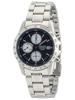 SEIKO Chronograph Watch SND365 Navy X Silver Men's