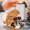 Exquisite Dog Moon Red Rose Car Rearview Mirror Accessory Ideal For Home Decoration Gifts