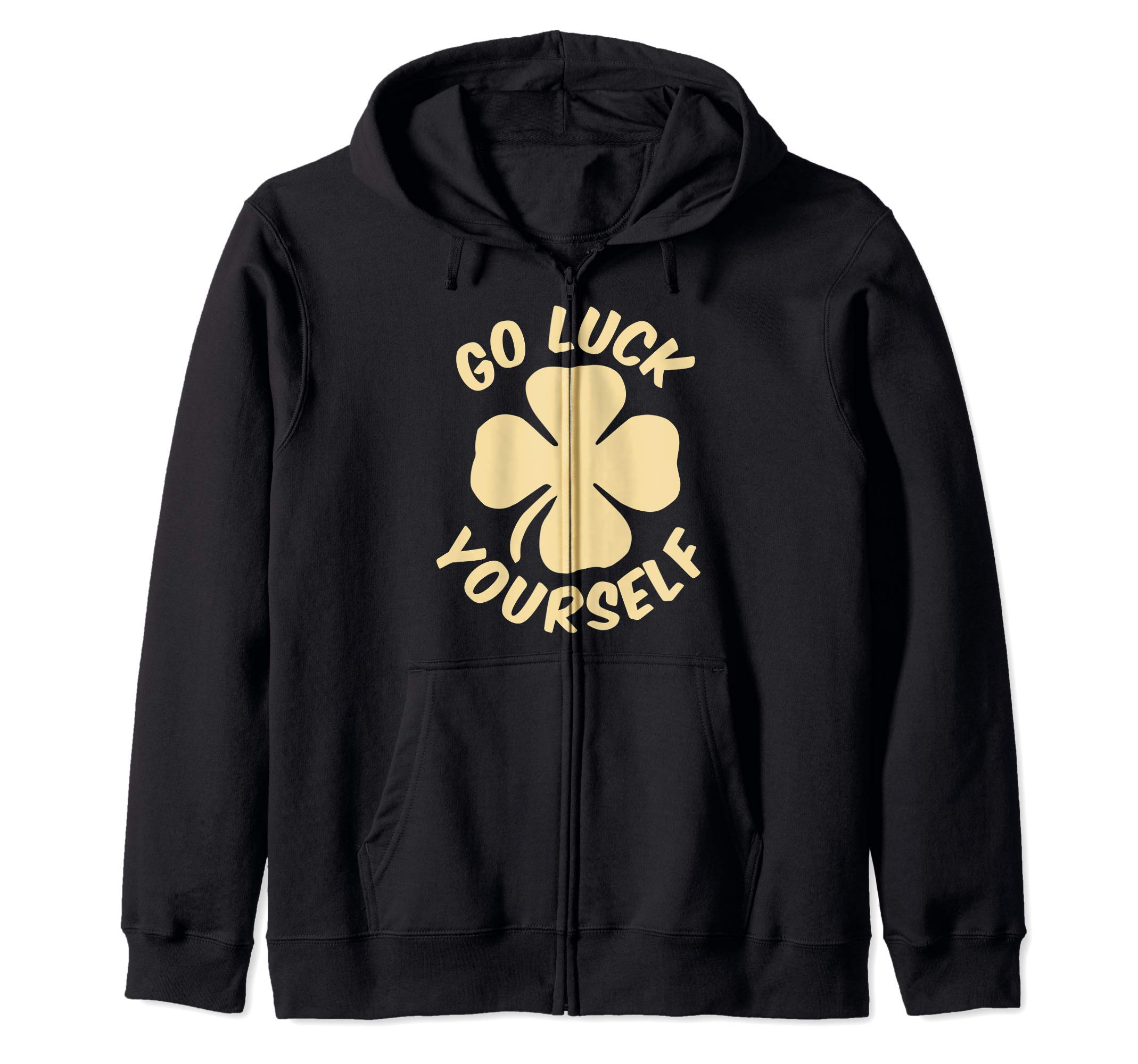 Good luck St. Patrick s Day Shamrock Gift Zip Hoodie