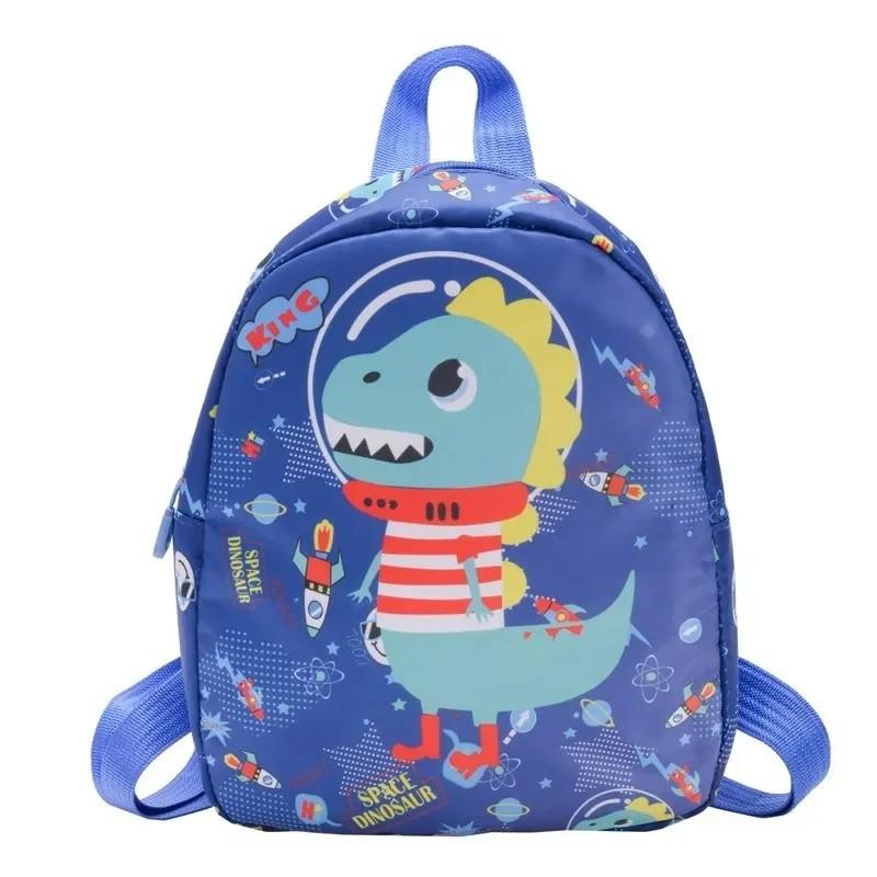 Mermaid Cat Dinosaur Shark Patterns Backpack Breathable Nylon Straps Shoulder