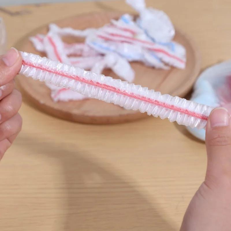 100-500PCS Color Disposable Food Cover Wrap Food-Grade Fresh-keeping Film Bag Storage Kitchen Disposable Bowl Cover Wholesale