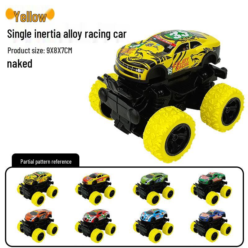 Children's Inertial 4WD Off-Road Swinging Stunt Car Model with Shock Absorption.