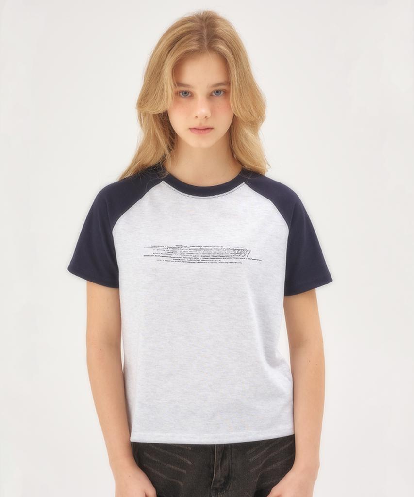 Kichieoli Error97 Raglan T-Shirt (Melange)