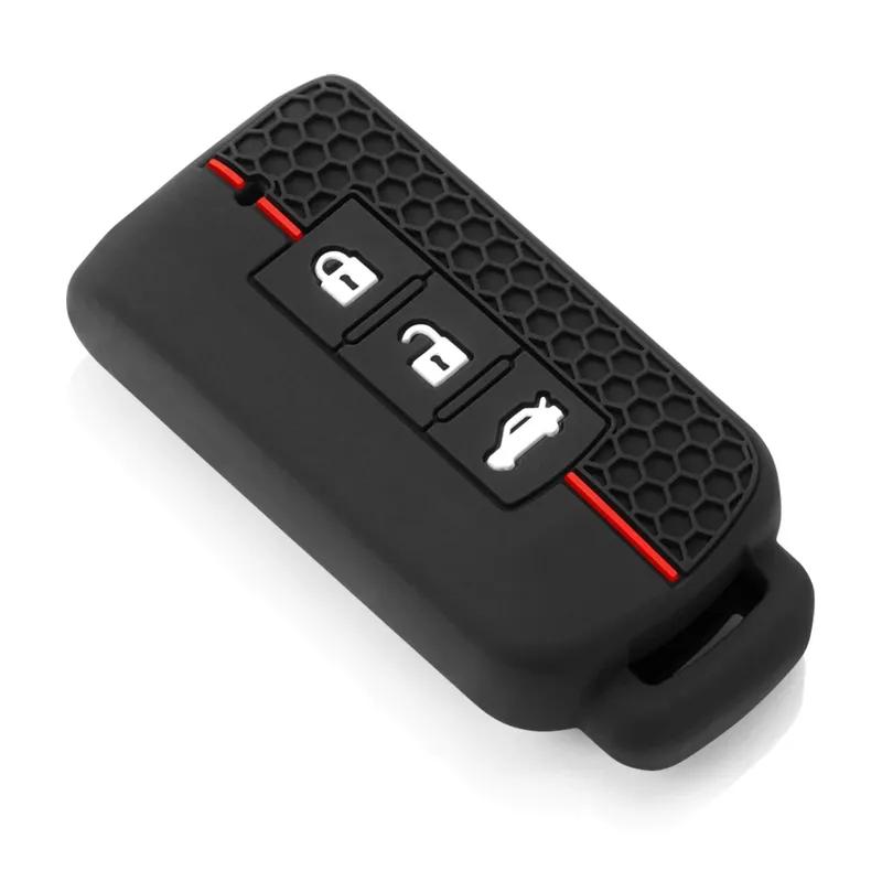 Per Mitsubishi Xpander Outlander ASX Pajero Eclipse Cross Montero Copri Chiave in Silicone Cover Guscio per Chiave Auto Telecomando