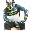 Herren Langarm Fahrradtrikot Schnelltrocknend Mountainbike Trail Riding Bekleidung Atmungsaktives Performance Top