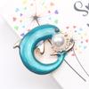 Vintage Dolphin Pearl Brooch With Alloy Animal Design For Elegant Women Accessories
