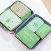 6PCS Travel Organizer Bags – Waterproof Luggage Packing Cubes & Storage Pouches for Clothes, Unisex Travel Storage Bag