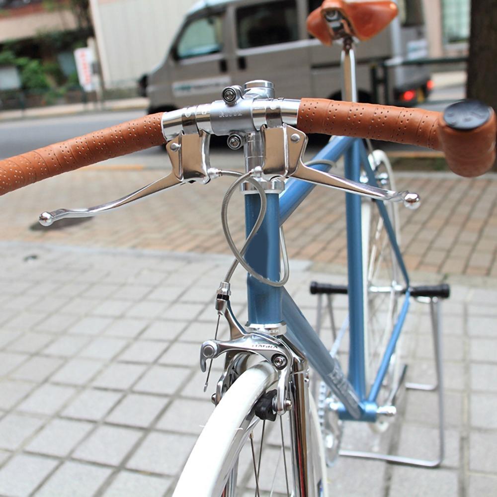 1 Para Dźwigni Hamulcowych Rowerowych ze Stali Nierdzewnej do Rowerów z Ostrym Kołem, Rowerów Szosowych, Rowerów Miejskich