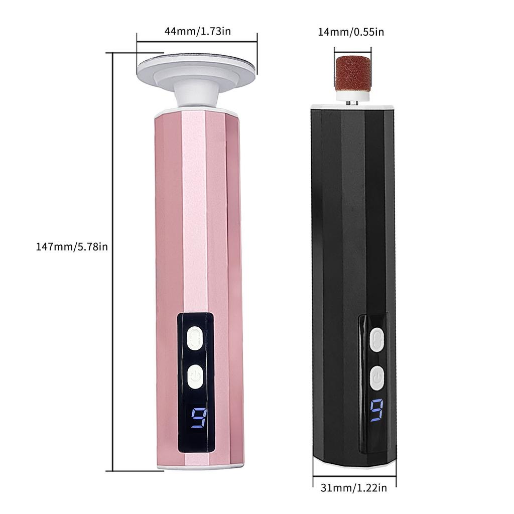 Electric Grinder Foot Pedicure Skin Grinding, Cocoon Removal and Polishing Nail Art Machine Multi-speed Speed Regulation Household Use