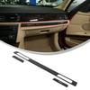Matte Black Passenger Side Cup Holder Trim Strip for BMW 3 Series E90 2005-12