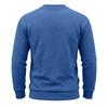 Men's Crew Neck Sweatshirt Long Sleeve Loose Fit Solid Color Autumn Winter Casual Thick Pullover Hoodie