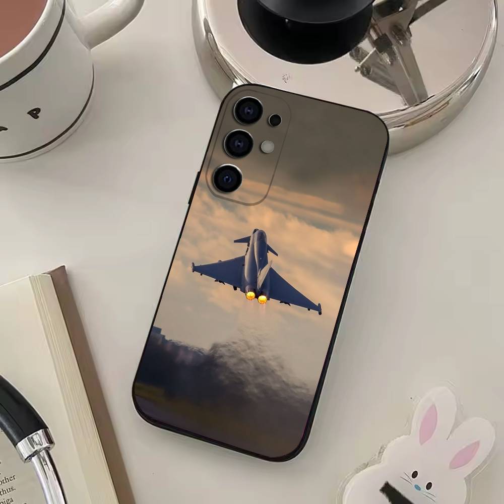 

Fighter Eurofighter Typhoon Phone Case For Samsung S25,S24,S21,S22,S23,S30,Ultra,S20,Plus,Fe,Lite,Note,10,9,5G Black Cover Samsung S25