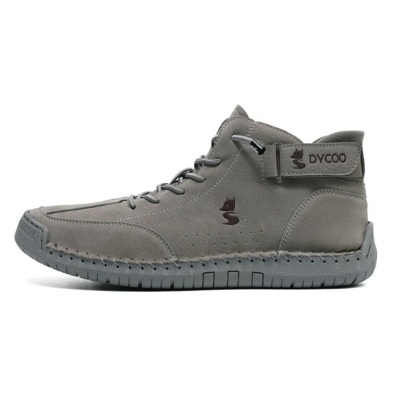 Hand-stitched Martin boots autumn and winter high-top men's shoes men's new casual short boots