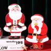 Tinplate Box Santa Claus Storage Box Candy Box Biscuit Box Snack Box Multi Functional Piggy Bank Gift Packaging Box