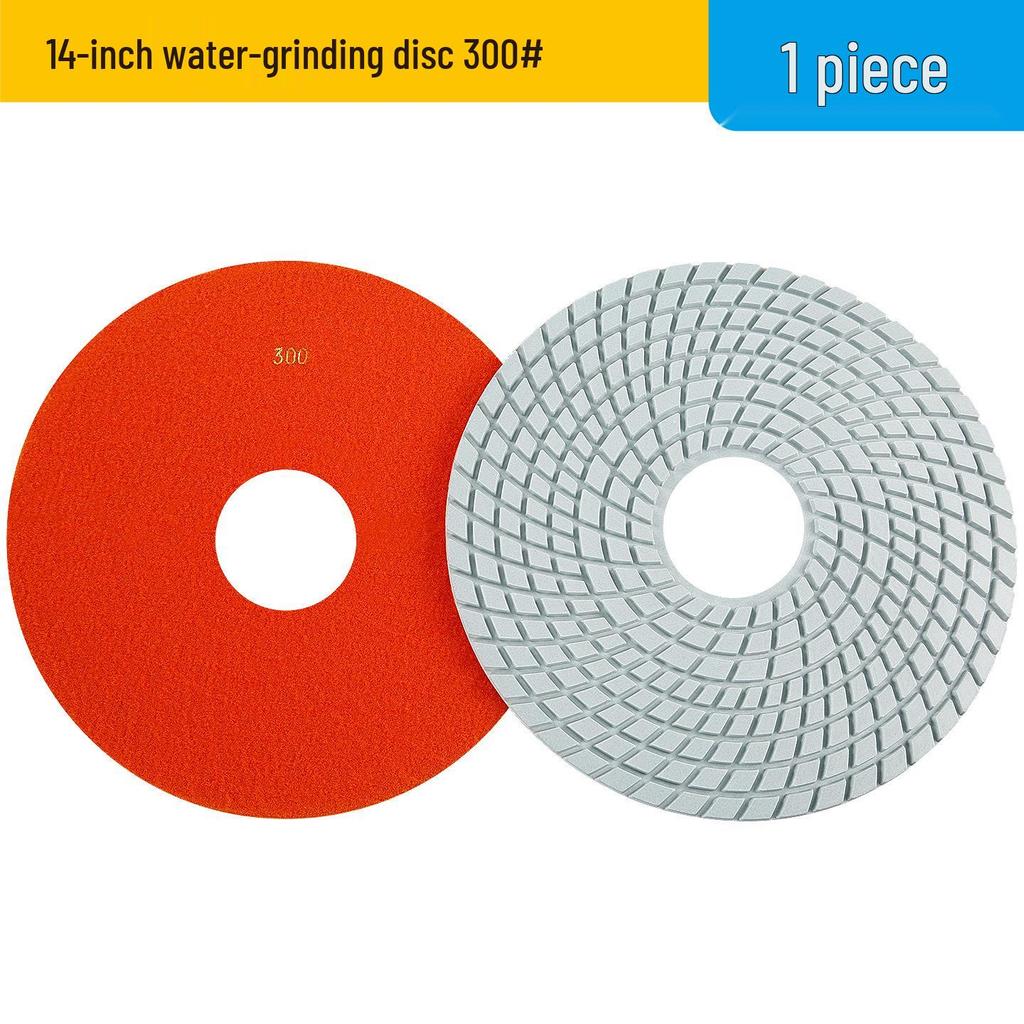 Multi-Size Diamond Water Polishing Pad (5" To 14") for Granite - Fits Angle Grinders