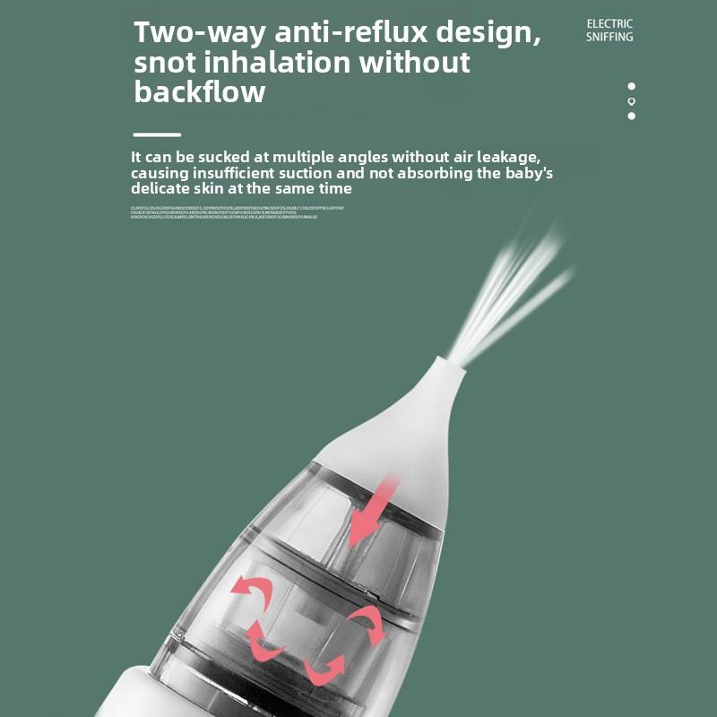 Babyschnupfenabsauger Ohrreiniger Elektrischer Nasensauger Neugeborenen Babyschnupfenreiniger Kinder