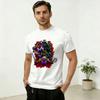 HHe Unisexs Power Unisexs T Shirts Vintage Tees Short Sleeve Round Collar TShirt Cotton Original Clothing