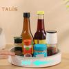 360-Degree Rotatable Lazy Susan Organizer Turntable Large Capacity Spice Organization Makeup Organizer Storage Holder