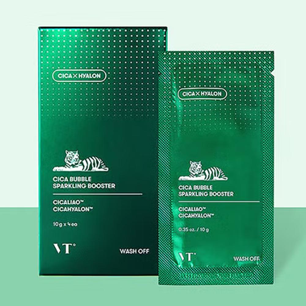 VT DAISO Sparkling Booster 10g X 4ea (Super Hyalon Bubble, Cica Bubble, Progloss Bubble)