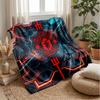 Manchester United Theme Blanket Soft Flannel Blanket Plush Throw Blanket Cozy Sofa Bed Blanket for Home Decor