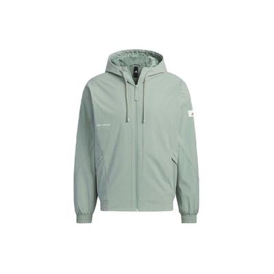 Sportswear Lounge Jacket With Solid Color Logo Men Outerwear Silver Grey Green IP4981