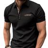 Summer Fashion Versatile Body Shirt Loose Men's T-shirt Men's Buttons Lapel Sports Polo Shirt Tops