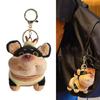 Bees Dog Plush Key Chain Fashionable Animal Keychain Bag Pendant Ornament Phone Hanging Decoration for Trendy Girls