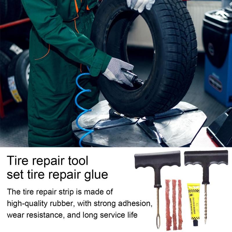 Sada na opravu pneumatik pro auta Profesionální sada na opravu defektů pneumatik Sada na opravu pneumatik se silnou přilnavostí Sada na opravu pneumatik pro zátku pneumatik
