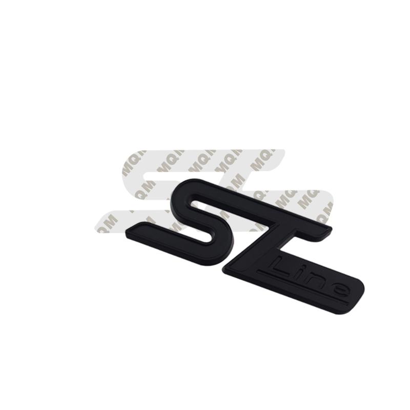 DRZG2 Car Accessories Metal Grille Emblem Rear Trunk Body Badge Sticker For Ford ST LINE Focus Fiesta Ecosport Kuga Mondeo Everest