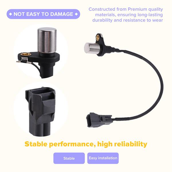 

Crankshaft Position Sensor for Lexus, Black, Plastic/Metal, 1 Piece None