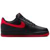 Nike Air Force 1 07 Bred Unisexové tenisky Černá Univerzitní červená FJ4146-002